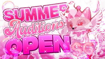 [ S 🍩 G ] SUMMER AUDITIONS OPEN || ANIMAL JAM STUDIO || (READ DESC)