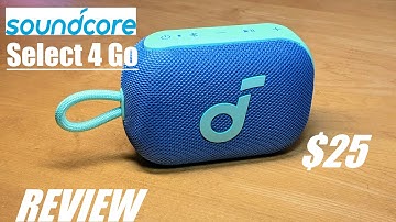 REVIEW: Soundcore Select 4 Go Portable Bluetooth Speaker - Colorful Mini Speaker | JBL Go 4 Rival?