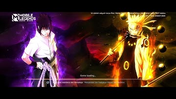 Loading Screen Mobile Legends Anime Naruto X Sasuke Full Screen