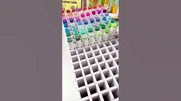 Organize Ohuhu markers with me#coloringadventure #coloringbook #coloringforadult #ohuhumarkers