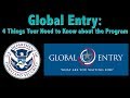 What is Global Entry?: Four Things You Need to Know