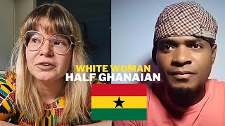 White Woman Claiming Have Ghanaians Half White Wahala