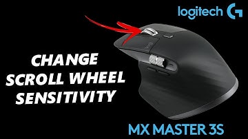 How To Adjust Sensitivity Of Scroll Wheel On MX Master 3S