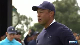 Tiger Woods 1st Tee Shot Genesis Open 2023