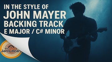 John Mayer Style Backing Track in E Major / C# Minor – Soulful Groove at 70 BPM