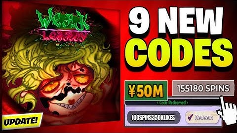 ⚠️EVENT! [CODE]⚠️ WEAK LEGACY 2 ROBLOX CODES DECEMBER 2025 — WEAK LEGACY 2 CODES