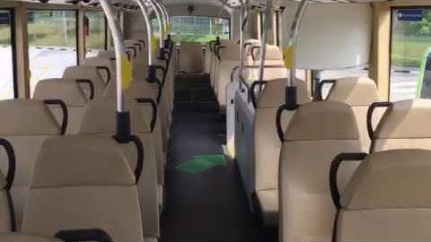 A walk through the Tower Transit three-door double decker bus