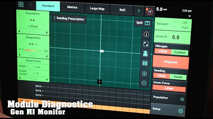 Precision Planting 20/20 Gen 3 Monitor - Module Diagnostics