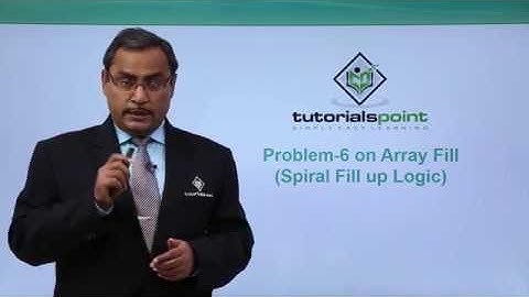 Array Filling in a Spiral Order in C