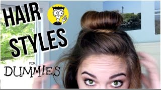 3 Easy Hairstyles for Dummies! TAKE LESS THAN 3 MINUTES! Short and Long Hair | Chelsea Crockett