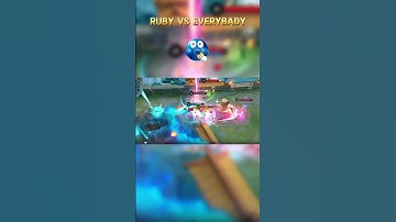 Ruby vs everybady #mobilelegends #mlbb #mobile #moment #ruby #montage #shorts #fyp #video #angela