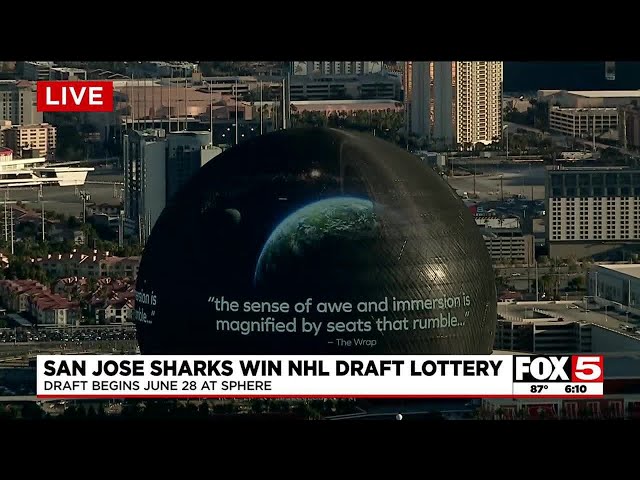 NHL Draft comes to Sphere Las Vegas next month
