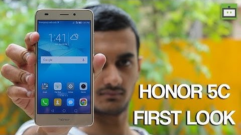 Honor 5C Hands-On VIdeo