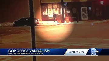 Video may show who vandalized Republican Party office