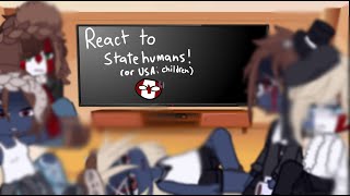 English family (+ France) react to statehumans/USA’s children!! || 3/?? ||