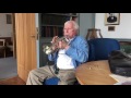 Ron miscavige plays the trumpet