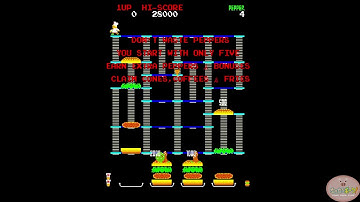 Mister FPGA - Data East Burger Time, Flip Screen option