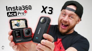 Moje nejoblíbenější akční kamery! | insta360 X3 & Ace Pro 📹
