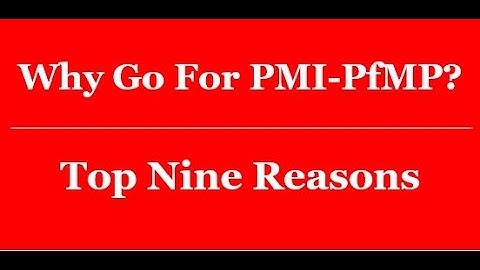 MANAGEMENT YOGI: PfMP Exam Prep: Top 9 Reasons to Go for PfMP Certification