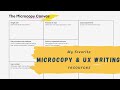 Getting started with microcopy  ux writing