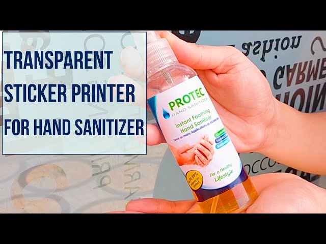 HOW TO PRINT TRANSPARENT STICKER LABELS