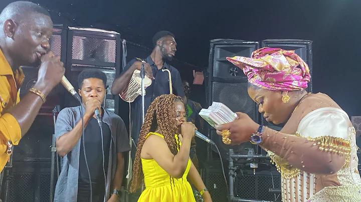 SEYI EDUN SHAI SHINES ON STAGE WITH SEGUN JOHNSON AT SIKIRATU SINDODO MOTHER’S BURIAL