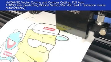 Vicsign HWQ HSQ ARMS Automatic Contour Cutting Plotter