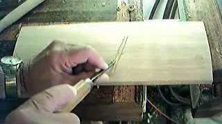 This is an instructional video on the basics of traditional woodcarving using chisels, direction of grain and the use of the mallet.
