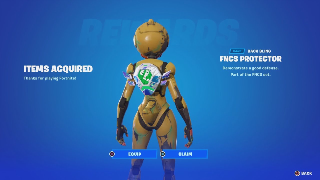 This FREE Exclusive Fortnite Backbling Is Available ONLY Today! (FNCS