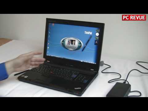 Dual display notebook Lenovo W700ds unboxed