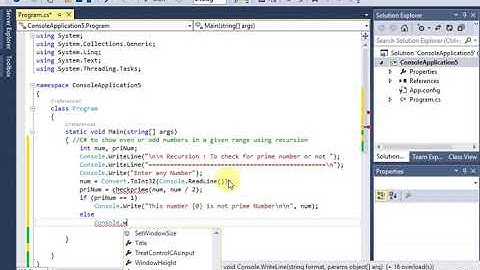 C# Recursion  To check for prime number or not