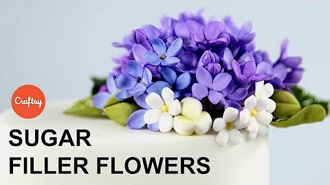 Small Sugar Filler Flowers | Cake Decorating Tutor...