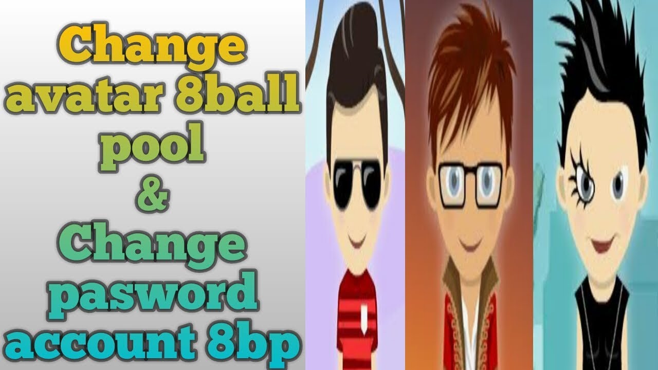 Cara Membuat avatar 8 ball pool & mengganti pasword akun miniclip 8 ball  pool - 