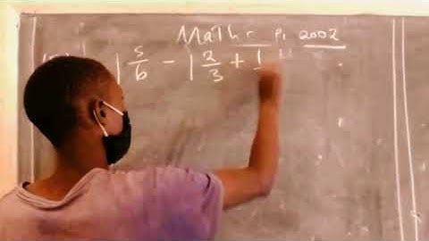 ANSWERS FOR 2002 P1-MATH