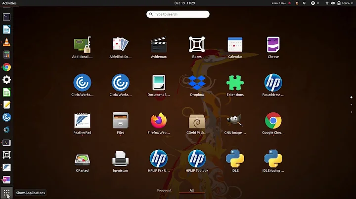 GNOME 3.38 - Activities Overview and navigation (demo)