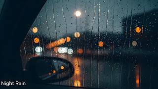 Cozy Rain with Thunder in the Car ⛈️ ASMR Thunder and Rain on Car Windows screenshot 4