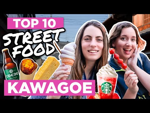 Top 10 Japanese Street Food in Kawagoe - a 'Little Kyoto' near Tokyo 🍦