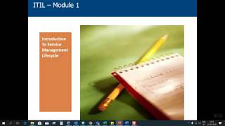 ITIL Service Management Lifecycle (2nd video)