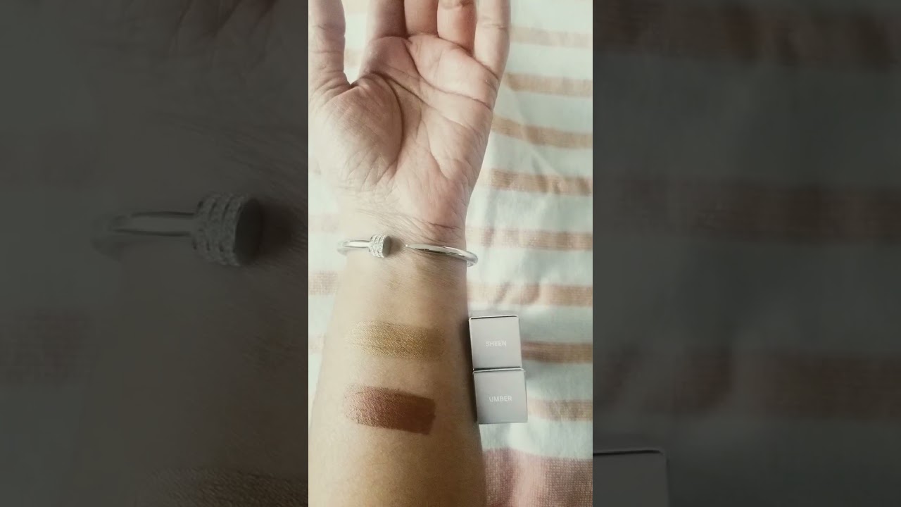 ILIA Liquid Powder Eye Tint in Sheen & Umber. Beautiful colors for brown eyes 