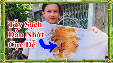 Cách tẩy dầu nhớt dính lên quần áo cực nhanh và dễ dàng, mẹo giặt sạch dầu nhớt trên quần áo