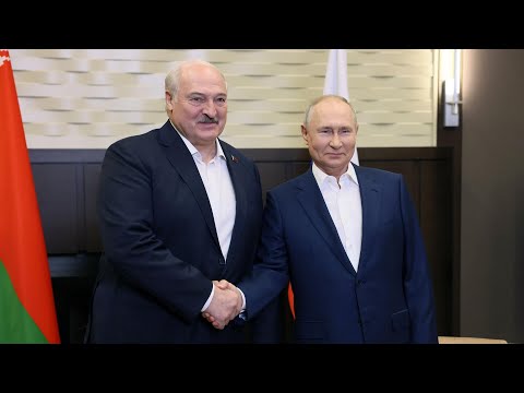 Путин провел переговоры с президентом Беларуси Лукашенко
