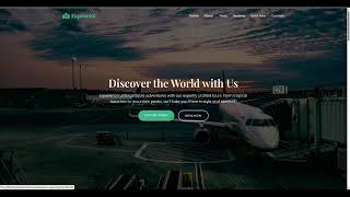 ExploreX Adventures – Travel Agency Website Template | Responsive HTML, CSS &amp; JS