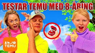 TESTAR PRODUKTER MED 8-ÅRING FRÅN TEMU*