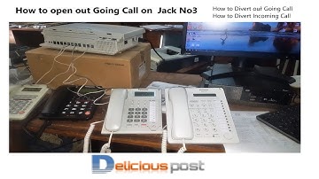 Programming in Panasonic telephone Exchange Incoming and outGoing Call, Part 2 #telephone #exchange