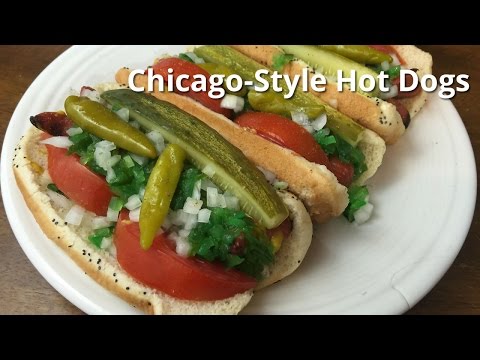 Chicago Hot Dogs | Grilled Chicago Style Dog Malcom Reed HowToBBQRight