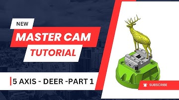 master cam beginner tutorial|#08 -  5 Axis tutorial