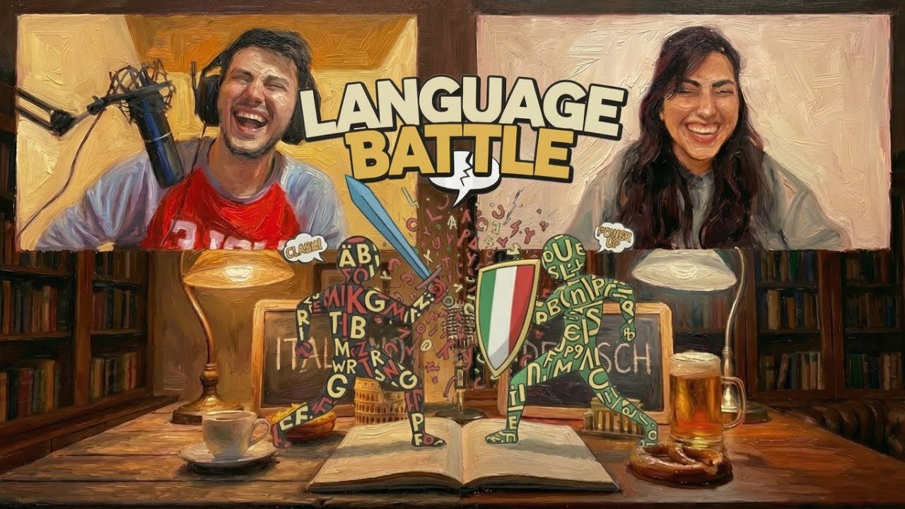 آلمانی سخت‌تره یا ایتالیایی؟ 😂 | Battle زبانی من و داداشم!