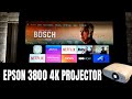 Hands on the Epson 3800 4K HDR 3LCD Projector  Setup | Gaming | Review