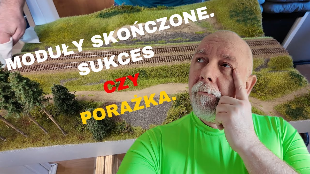 Koniec prac na modułach. Moja makieta modułowa.