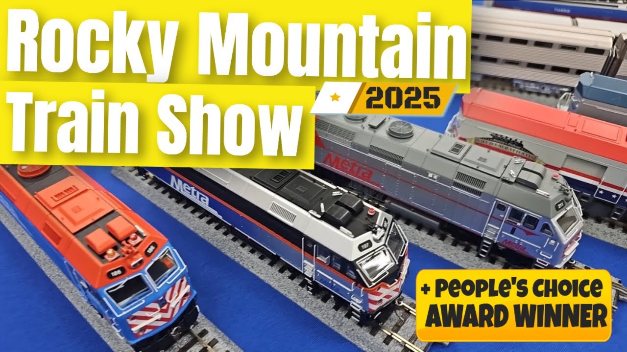 2025 Rocky Mountain Model Train Show Denver Highlights + People's Choice Award Winner Revealed
